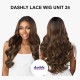 Free Shipping Ebo Synthetic Lace Front Wig Deep Part Loose Wave Unit 24 25” Inch