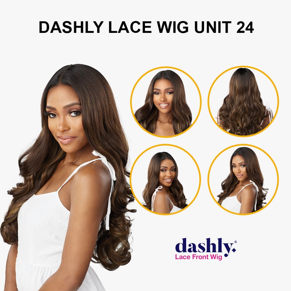 Free Shipping Ebo Synthetic Lace Front Wig Deep Part Loose Wave Unit 24 25” Inch