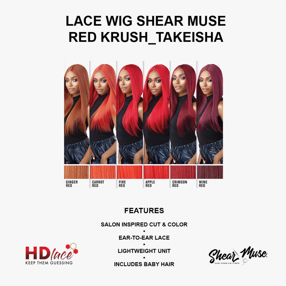 Free Shipping Ebo Synthetic Lace Front Wig Deep Part Takeisha 26” Inch