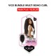 Free Shipping Sensationnel Vice Bundles 3X Multi Bundle Weaving Premium Hair with 2x5 Lace Closure Multi Boho Curl ( 18" 20" 22" Inch )