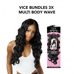 Sensationnel Vice Bundles 3X Multi Bundle Weaving Premium Hair With 2x5 Lace Closure Multi Body Wave ( 26" 28" 30" Inch ) Sensationnel Vice Bundles 3X Multi Bundle Weaving Premium Hair With 2x5 Lace Closure Multi Body Wave ( 26" 28" 30" Inch )