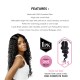 Free Shipping Sensationnel Vice Bundles 3X Multi Bundle Weaving Premium Hair with 2x5 Lace Closure Multi Crimp ( 18" 20" 22" Inch )