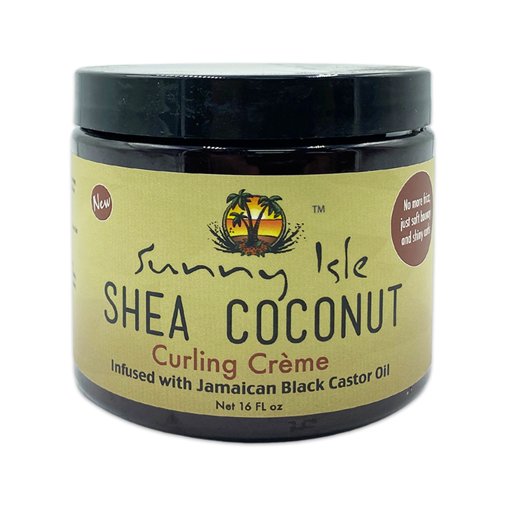 Sunny Isle Shea Coconut Infused With Jamaican Black Castor Oil Curling Creme 16 Oz