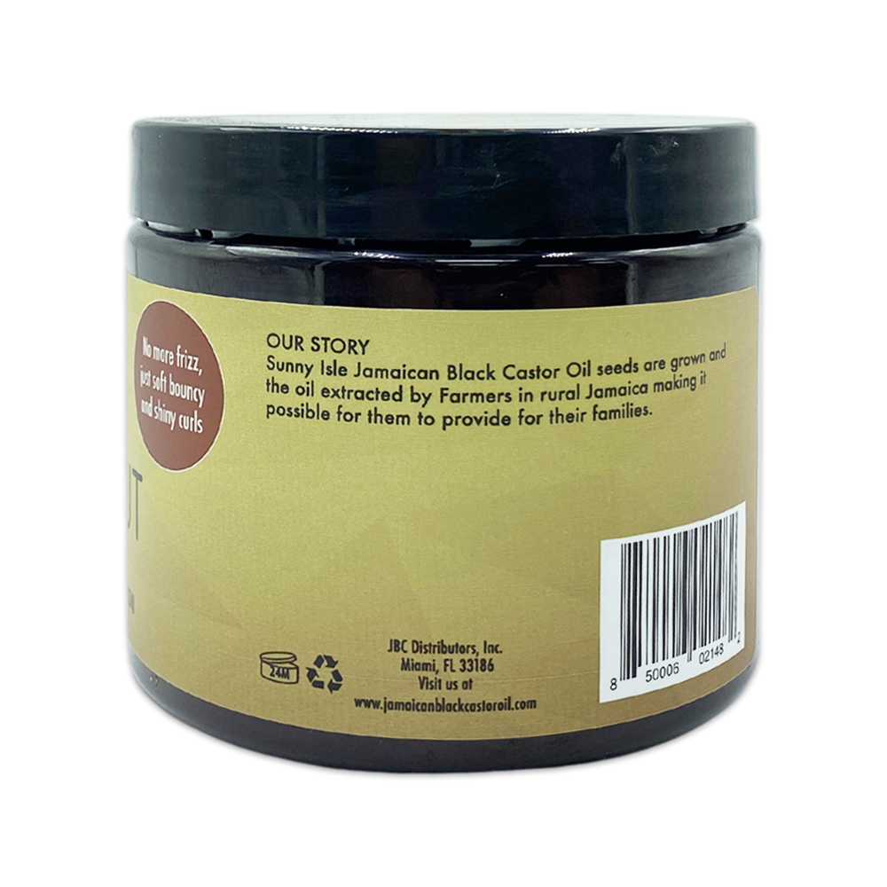 Sunny Isle Shea Coconut Infused With Jamaican Black Castor Oil Curling Creme 16 Oz