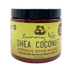 Sunny Isle Shea Coconut Infused With Jamaican Black Castor Oil Intensive Repair Masque 16 Oz