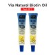 Free Shipping Via Natural Biotin Oil 99% Natural Moisturizing Oil for Hair, Scalp & Body - 1.5 Fl. Oz ( 2 Pack )