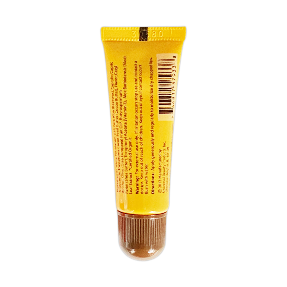 Via Natural Lip Care Protects And Soothes Dry Chapped Lips Gloss Cocoa Butter 0.35 Oz