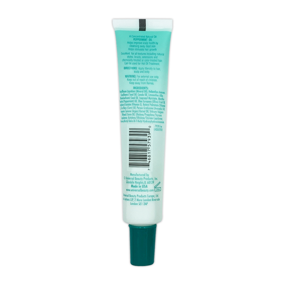 Via Natural Ultra Care Peppermint Oil Helps Make Hair Stronger Helps To Improve Skin Helps With Itchy Scalp Hair Oil 1.5 Oz