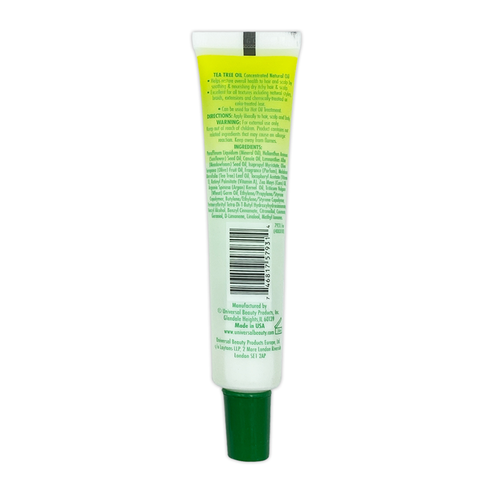 Via Natural Ultra Care Tea Tree Oil Promotes A Healthy Scalp And Clean Hair Helps Control Dryness With Natural Oils Hair Oil 1.5 Oz