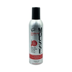 Vigorol Curls Mousse Super Hold Enriched With Argan Oil Creates Super Silky, Shiny Curls Eliminates Frizz Hair Mousse 12 Oz 