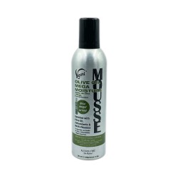 Vigorol Olive Oil Mega Moisture Mousse Enriched With Olive Oil Moisture And Shine For All Hair Types Hair Mousse 12 Oz 