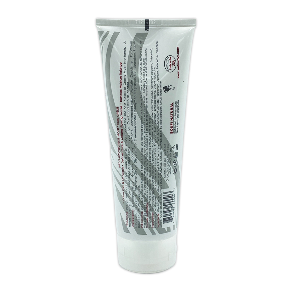 Wet N Wavy For All Human And Synthetic Hair Styles Creme Moist Curl Creme Calms Frizz And Fly Aways Defines Curls 6.5 Oz