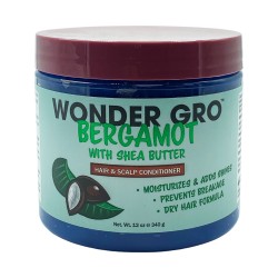 Wonder Gro Bergamot With Shea Butter Hair And Scalp Conditioner 12 Oz Wonder Gro Bergamot With Shea Butter Hair And Scalp Conditioner 12 Oz