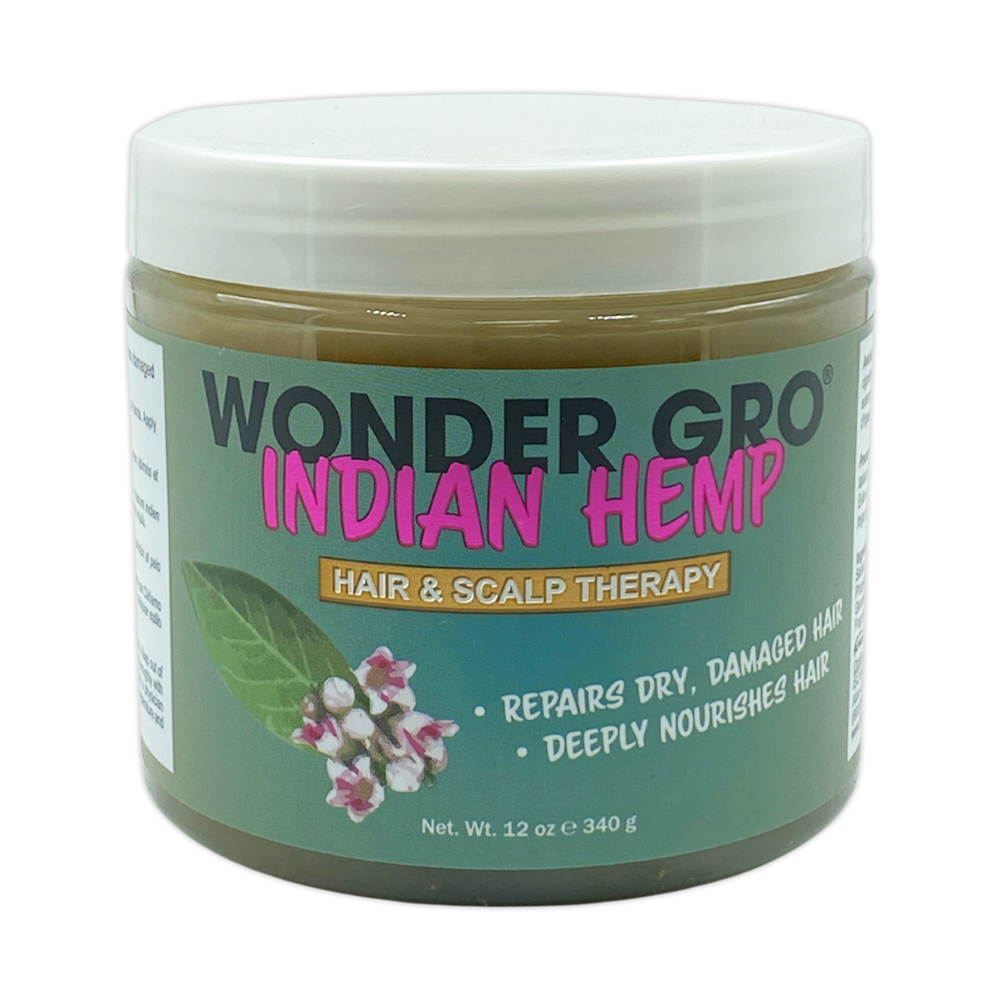 Wonder Gro Indian Hemp Hair And Scalp Therapy Repairs Dry 12 Oz