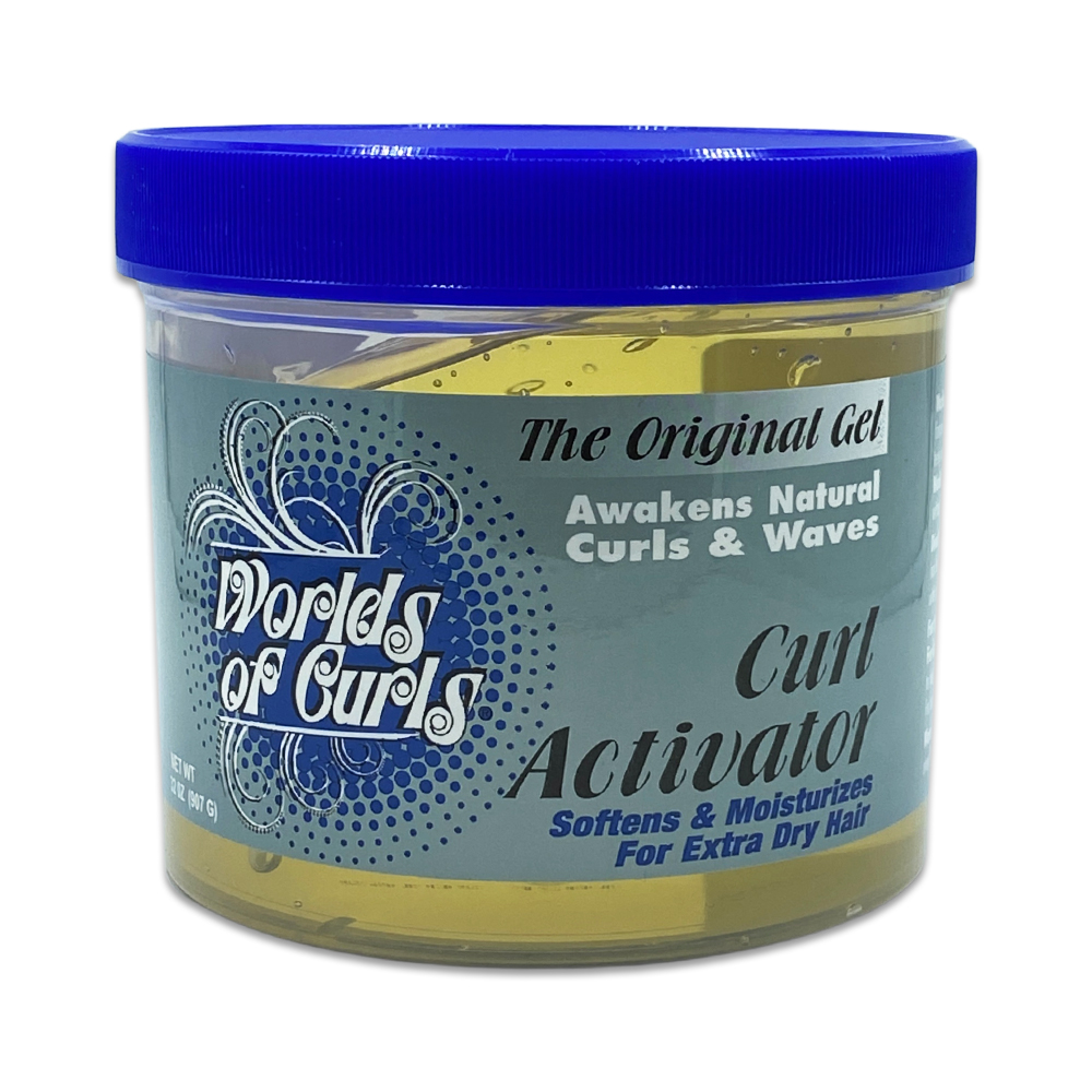 Worlds Of Curls The Original Hair Gel Awakens Natural Curls And Waves Curl Activator Softens And Moisturizes For Extra Dry Hair 32 Oz Worlds Of Curls The Original Hair Gel Awakens Natural Curls And Waves Curl Activator Softens And Moisturizes For Extra Dry Hair 32 Oz