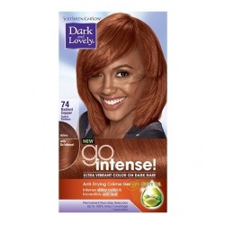 Dark And Lovely Go Intense Hair Color #74 - Radiant Copper Dark And Lovely Go Intense Hair Color #74 - Radiant Copper