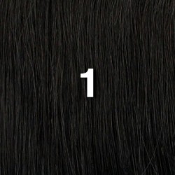 22" clip in - 9pcs 100% human hair extensions - jet black (1)