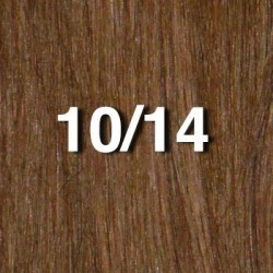 16" clip in - 9pcs 100% human hair extensions - medium ash brown/light ash brown (10/14)