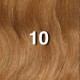 18 fusion-i tip - 140pcs 100% human hair extension name - medium ash brown (10)  - wavy