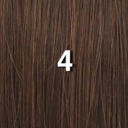 22" clip in - 9pcs 100% human hair extensions - medium brown (4) 