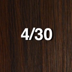 14" clip in - 7pcs synthetic hair extension name - medium brown/ auburn (4/30)