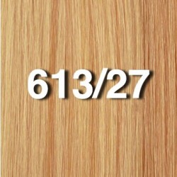 14" clip in - 7pcs synthetic hair extension name - pure blonde/honey (613/27)