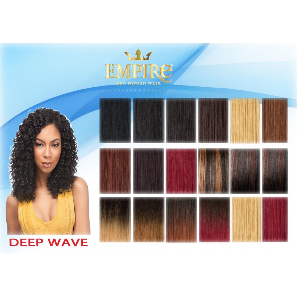 Sensationnel Empire Deep Wave 100% Human Hair Weave