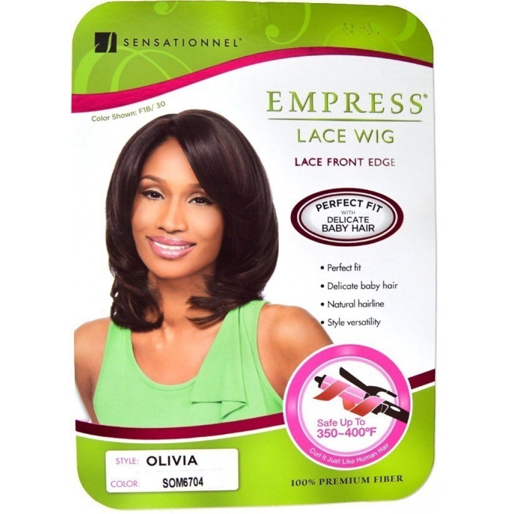 sensationnel empress synthetic lace front edge wig perfect fit with delicate baby hair olivia