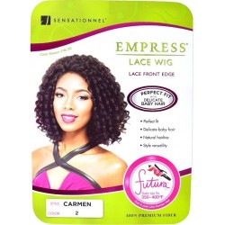 sensationnel empress synthetic lace front edge wig perfect fit with delicate baby hair carmen