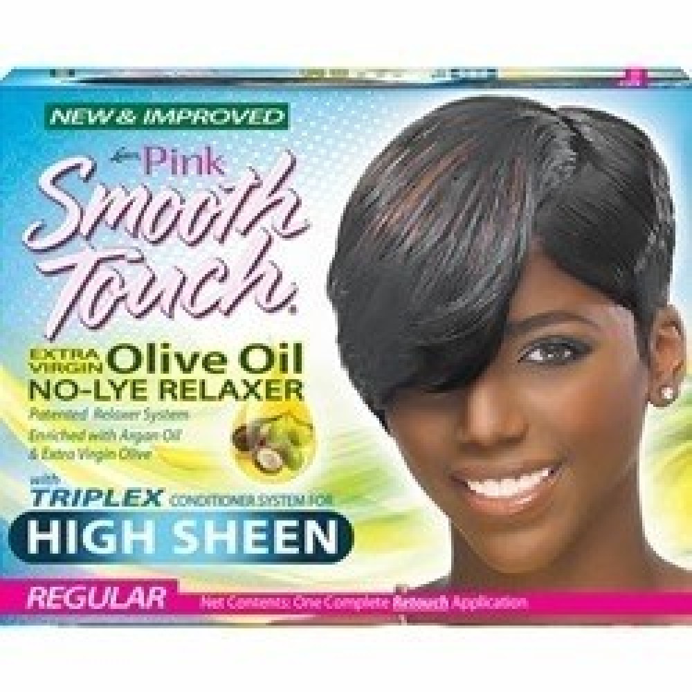 Lusters Pink Smooth Touch No Lye Conditioning Creme Relaxer Kit Regular