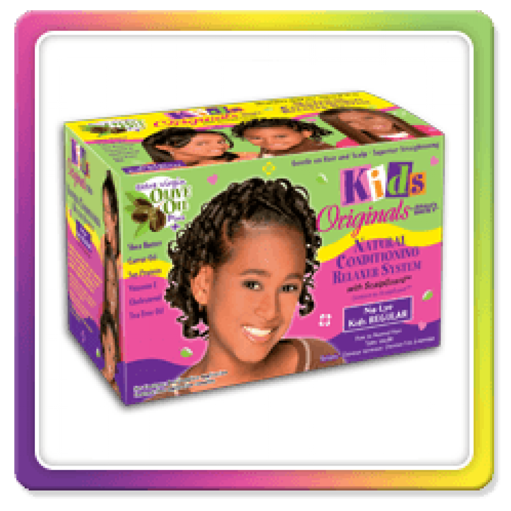 Africas Best Kids Organice Olive Oil Natural Conditioning Relaxer Kit Regular Africas Best Kids Organice Olive Oil Natural Conditioning Relaxer Kit Regular