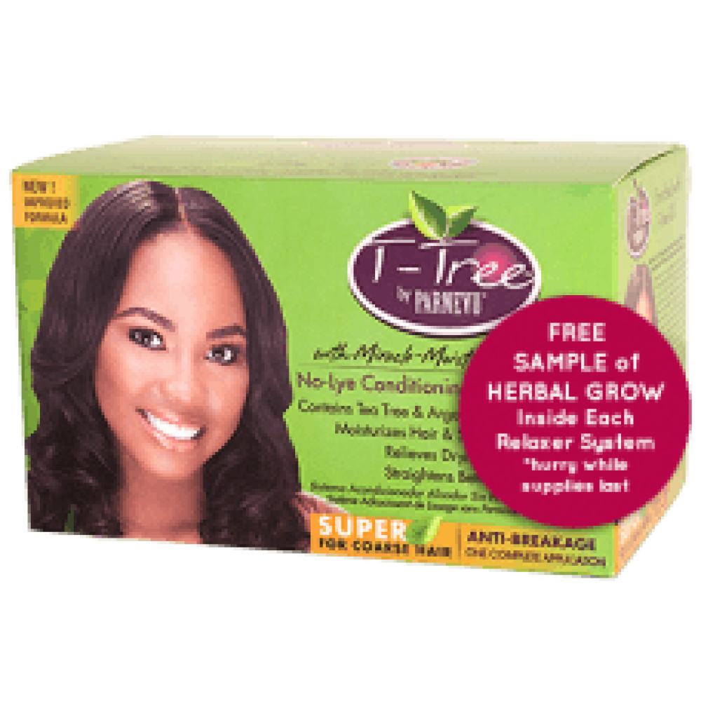 Parnevu T-tree No Lye Conditioning Relaxer Kit Super Parnevu T-tree No Lye Conditioning Relaxer Kit Super
