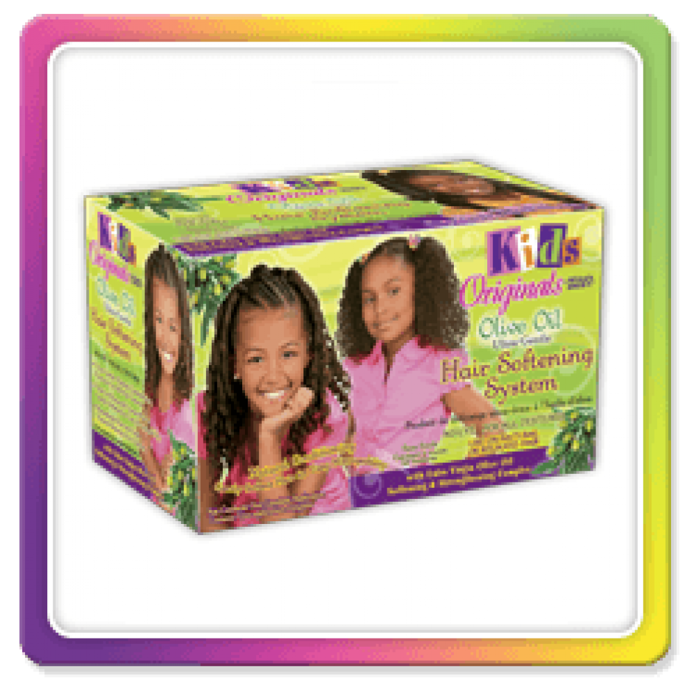 Africas Best Kids Organice Olive Oil Hair Softening Kit