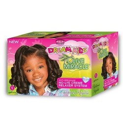 African Pride Dream Kids Olive Miracle No Lye Conditioning Creme Relaxer Kit Regular African Pride Dream Kids Olive Miracle No Lye Conditioning Creme Relaxer Kit Regular