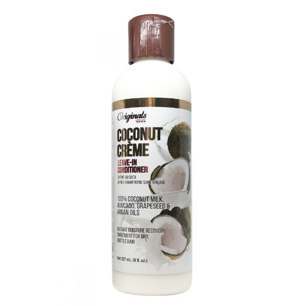 Africas Best Originals Coconut Creme Leave In Conditioner 8 Oz