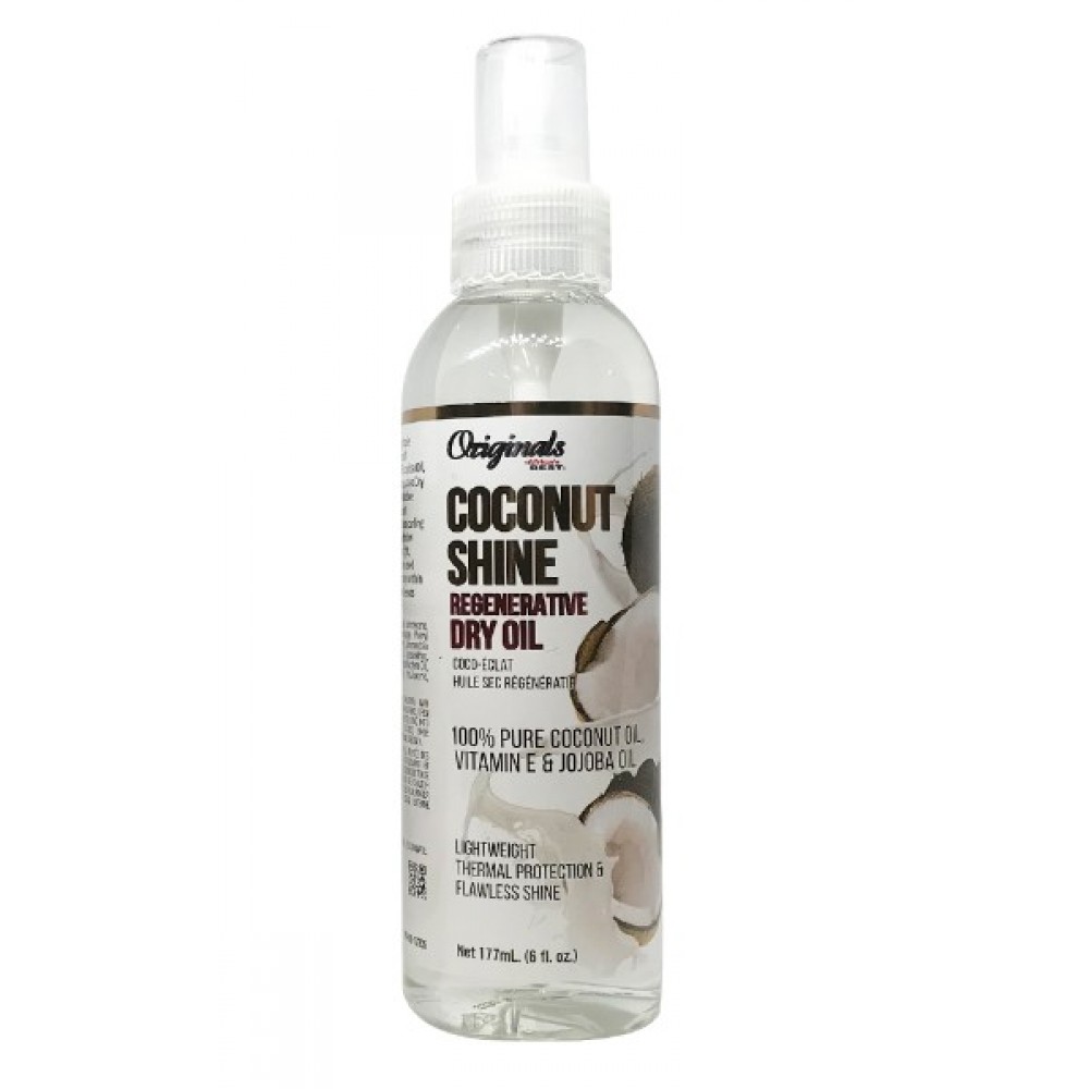 Africas Best Originals Coconut Shine Regenerative Dry Oil 6 Oz