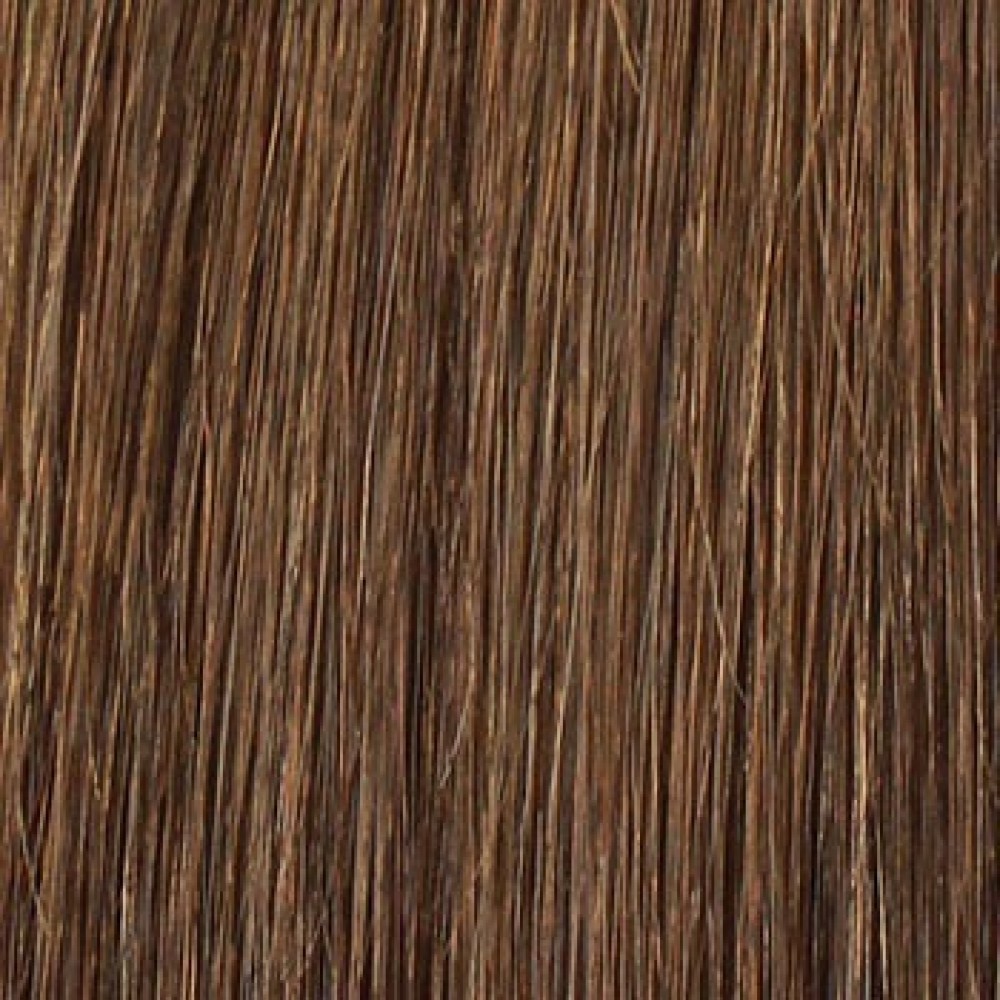 22 clip in - 7pcs synthetic hair extension name - dark brown/ honey (2/27)