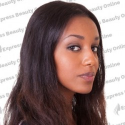 14" clip in -7pcs synthetic hair extension name - dark brown (2)