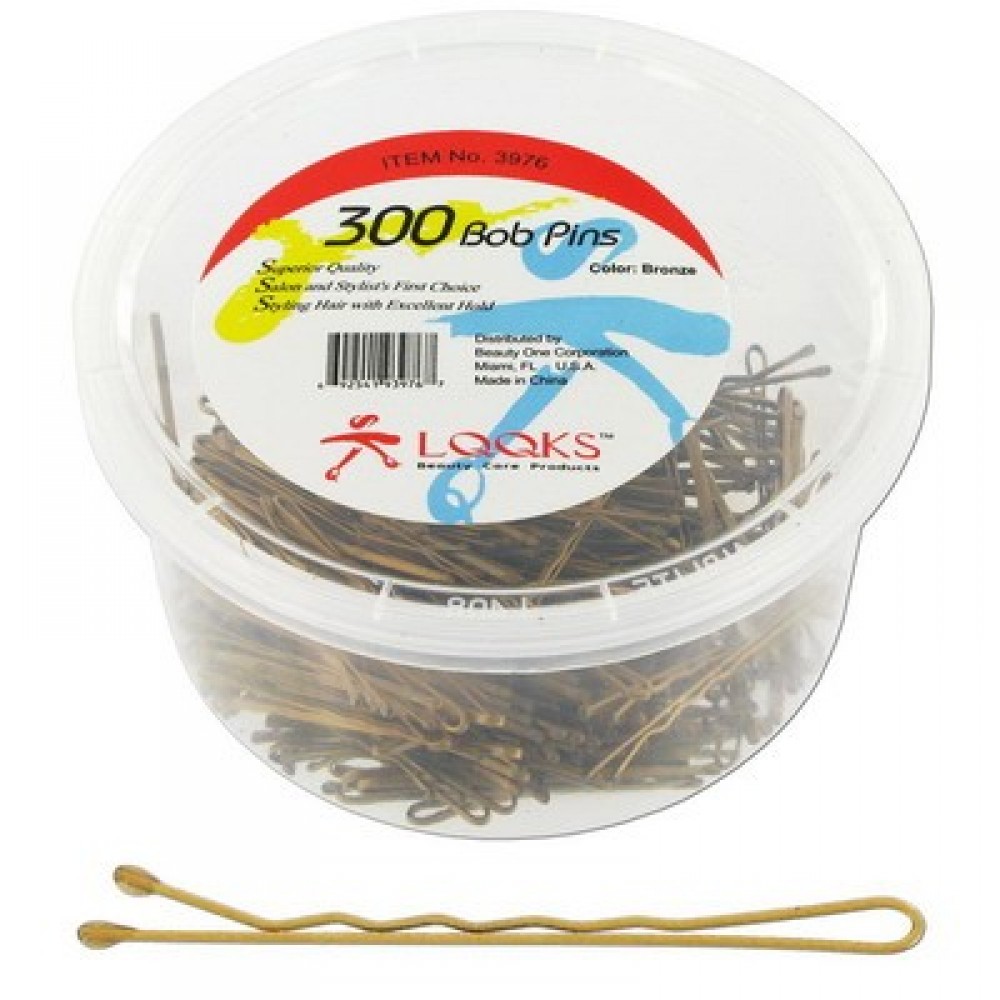 Ebo 2 300pc/jar Bobby Pin Bronze