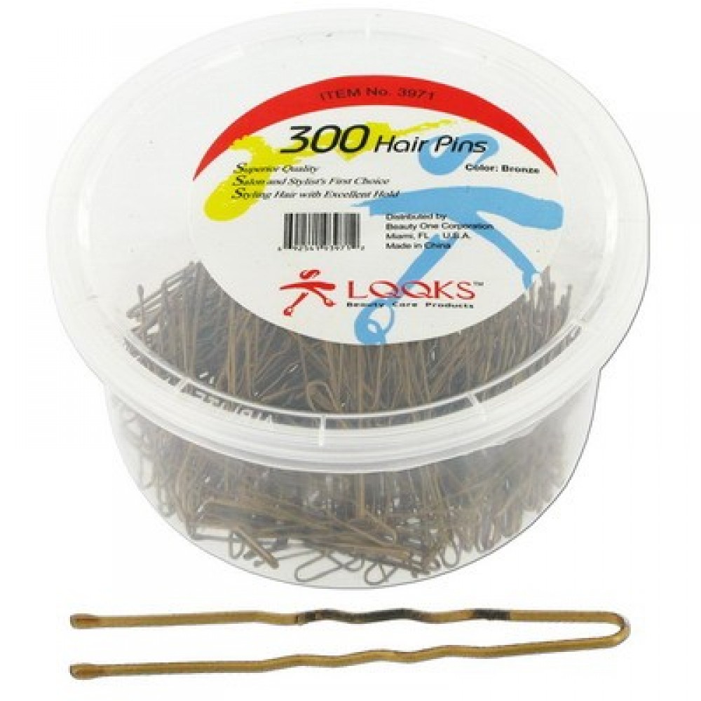 Ebo 1 3/4 300pc/jar Hair Pin Bronze