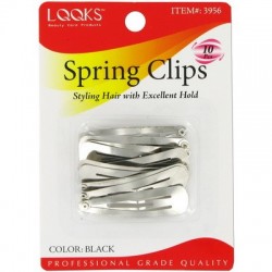Ebo Spring Clips 10 Ct Silver Ebo Spring Clips 10 Ct Silver