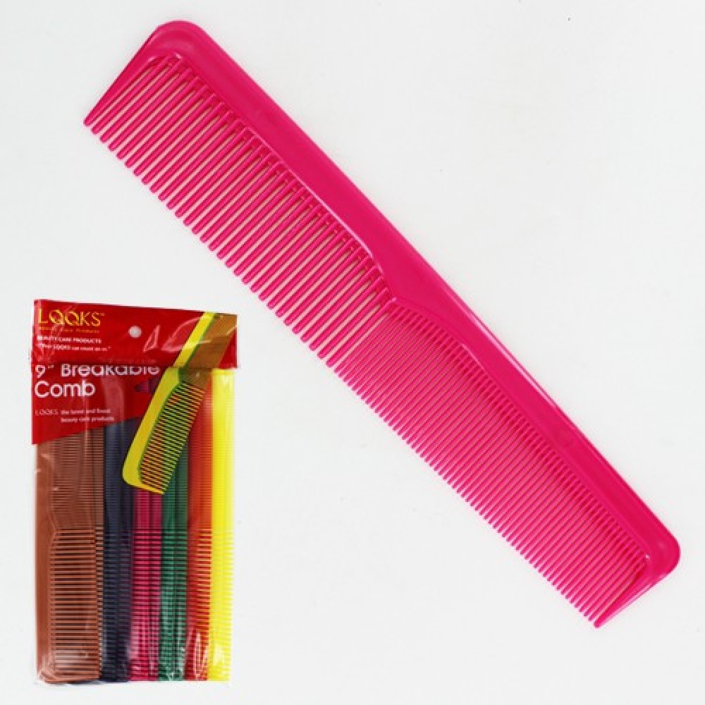 Ebo 9 Breakable Comb Asst Color 12pcs