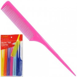 Ebo Bone Tail Comb Assort Color 12pcs Ebo Bone Tail Comb Assort Color 12pcs