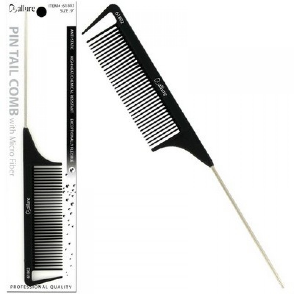 Ebo 9 Silicon Pin Tail Comb With Micro Fiber