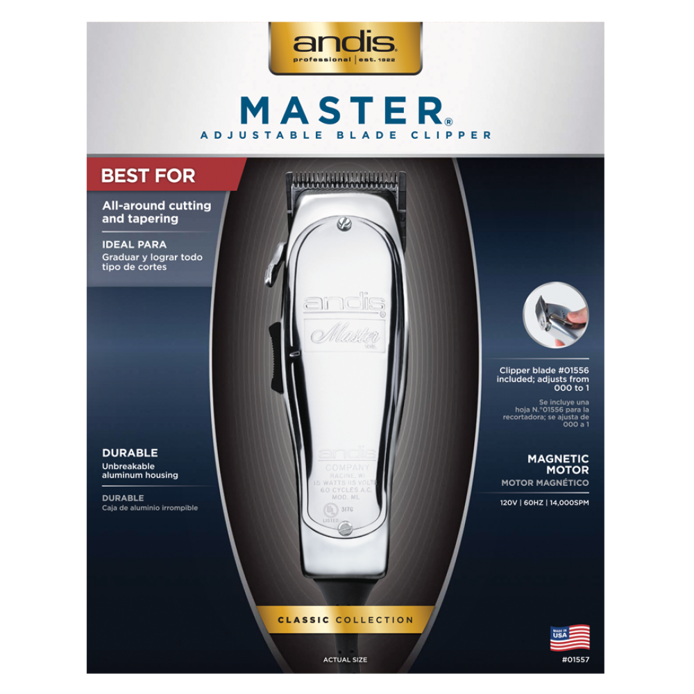 Andis Master Adjustable Hair Clipper Andis Master Adjustable Hair Clipper