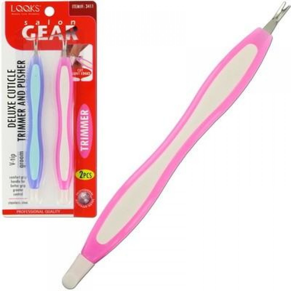 Ebo Cuticle Pusher & Trimmer 2pc Blister Pack