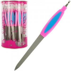 Ebo  Deluxe 7" Sapphire File W/cuticle Trimmer 