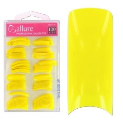 Ebo Salon Nail Tips Metallic Yellow 100 Ebo Salon Nail Tips Metallic Yellow 100