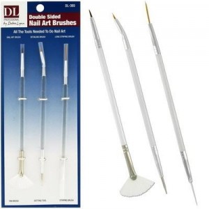 Ebo Nail Art Brushes 3pcs Set Ebo Nail Art Brushes 3pcs Set
