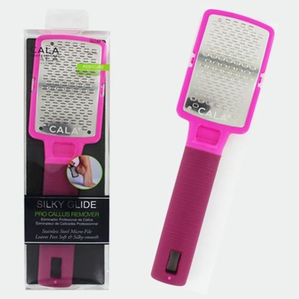 Ebo Cala Silky Glide Metal Foot File-hot Pink